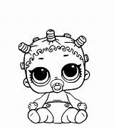 Lol Coloring Pages Dolls Surprise Printable Print Lil Queen Cosmic Size sketch template