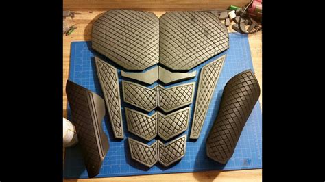 clean straight detail lines  eva foam cosplay armor