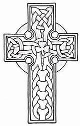 Cross Crosses Keltische Colouring Kreuze Kunst Keltisch Kreuz Knots Carving Crowly sketch template