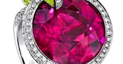 Sex On The Beach Cocktail Ring Pink Tourmaline And Peridot By Piaget