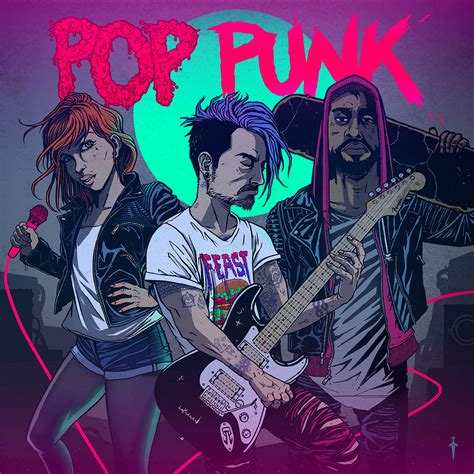 pop punk  behance