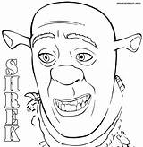 Shrek Coloring Pages Funny Printable Colorings Color Face Sheet Print Getcolorings sketch template