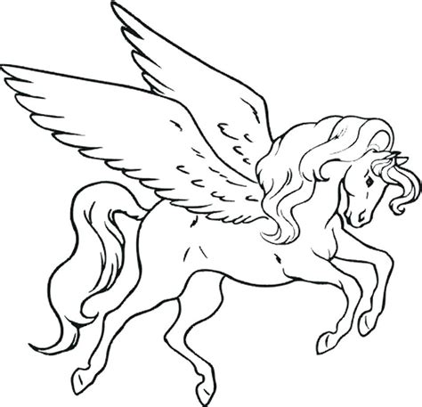 unicorn  wings coloring pages  getdrawings
