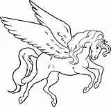 Coloring Pages Wings Unicorn Getdrawings sketch template