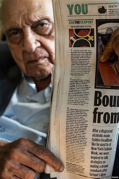 India S Most Famous Sexpert The 91 Year Old Dr Mahinder Watsa Tells