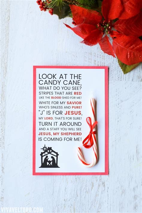 printable candy cane legend poem