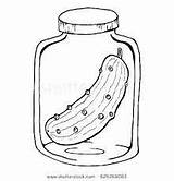 Pickle sketch template
