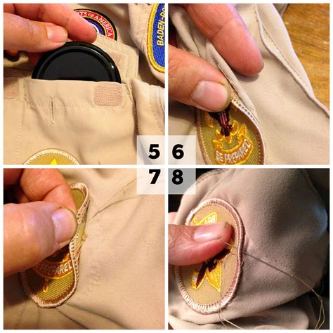 sew  scout patches  easy  frugal upstate
