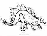 Stegosaurus Dinosaur Spinosaurus Ausmalbild Getcolorings Coloringhome sketch template