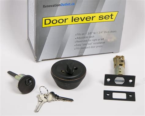 classic residential single cylinder  door deadbolt toronto door hardware door levers