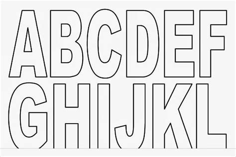 printable block letter templates abc tracing worksheets
