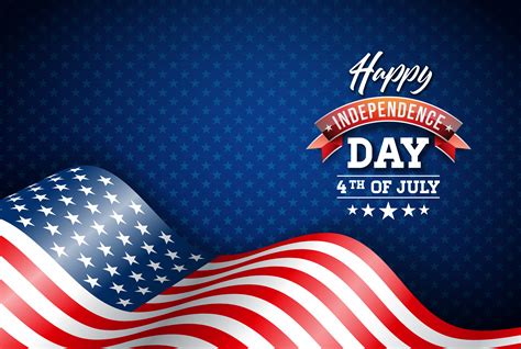 happy independence day   usa vector illustration fourth  july