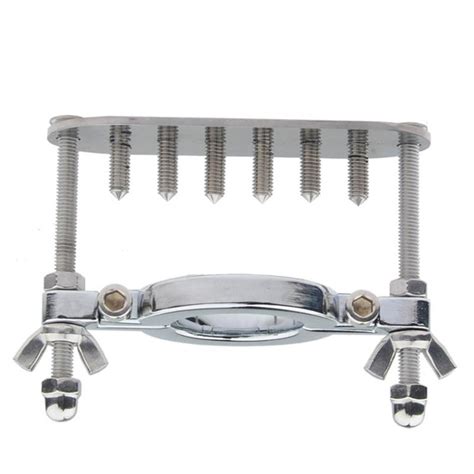 cock ball stretcher bdsm extreme torture device stainless
