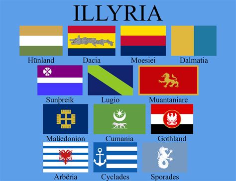 illyrian flags  spyrothegamer  deviantart
