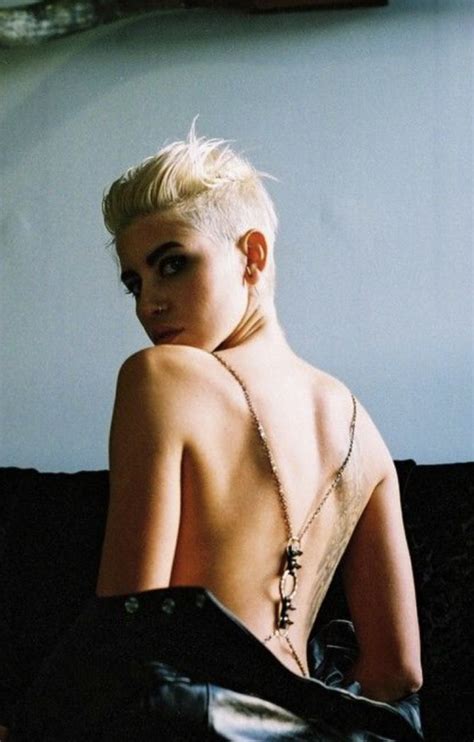 pin by sarah sommers on mohawk girl lesbian hair short platinum