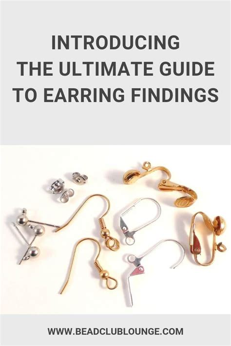 introducing  helpful guide  earring findings diy jewelry