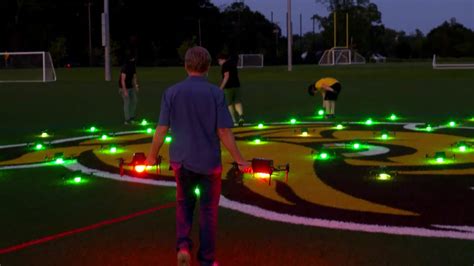 synchronized drone light shows  henry fords innovation nation youtube