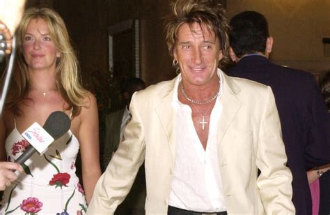 sir rod stewart says penny lancaster is first of his wives he has seen