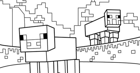 sheep  printable coloring page minecraft minecraft party pinterest coloring pages