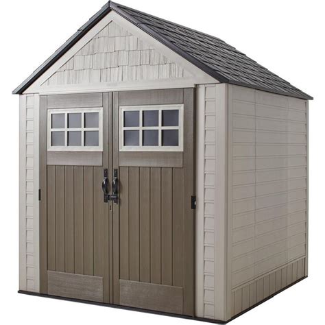 rubbermaid big max  ft   ft storage shed