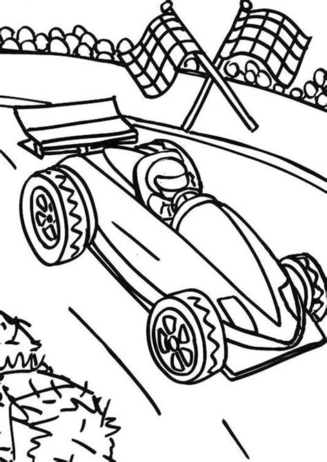 cool race car coloring pages