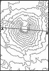Map Topographic Topo Reading sketch template
