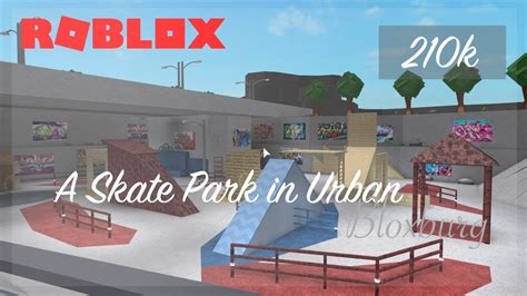 skate park riding full experience pov  bloxburg roblox youtube