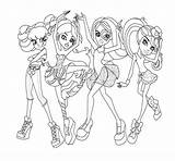 Monster High Coloring Pages Colouring Kids Sheets Howleen Wolf Friends Girls Dance Para Desenhos Colorir Pets Print Monsters Party Farm sketch template