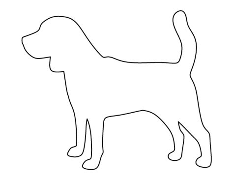 dog templates  print