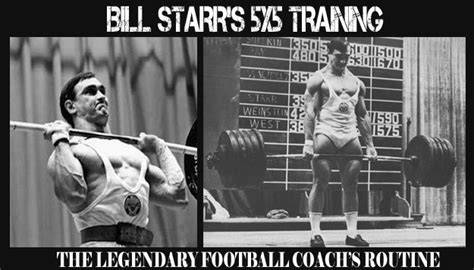 Bill Starr’s Original 5 X 5 Training Routines Total Body Workout