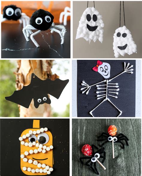 easy halloween crafts  preschoolers  edition