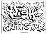 Grafitti Printable Clipart Just Webstockreview Teenagers sketch template