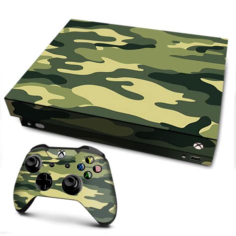 xbox   console skins decal wrap  green camo original camouflage ebay