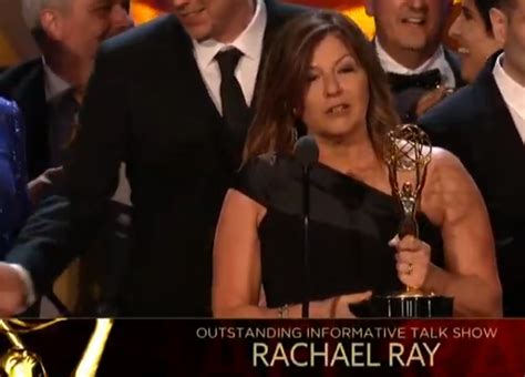 rachael ray wins daytime emmy for outstanding talk show informative daytime confidential