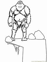 Coloring Pages Abominable Snowman Winter Rocket Ship Printable Kids Drawing Cliparts Yeti Fantasy Medieval Print Coloringpagebook Clipart Getdrawings Advertisement Coloringhome sketch template