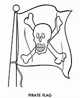 Coloring Pirate Pages Cartoon Pirates Kids Crossbones Skull Flag Popular Gif Library Clipart Line sketch template