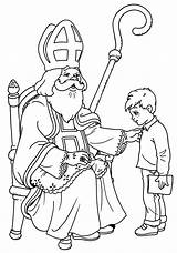 Nikolaus Sankt Ausmalbilder Malvorlagen Malvorlage sketch template