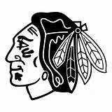 Coloring Clipart Blackhawks Chicago Logo Pages Logos Nhl Svg Clip Cubs Blackhawk Cliparts Library Sports Clipground Tray Cutting Kids Made sketch template
