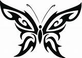 Drawing Decal Outline Clipartbest Papillon sketch template