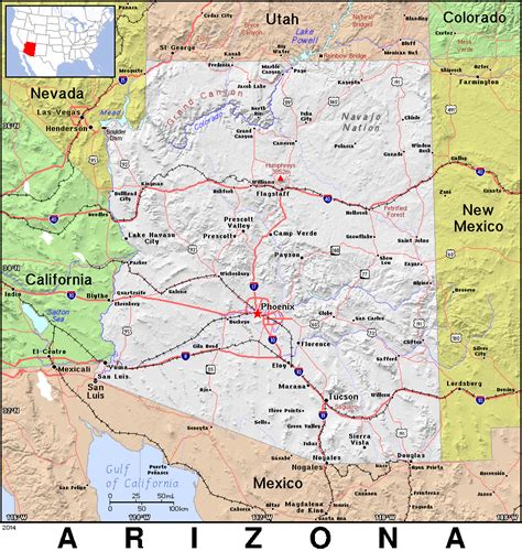 az arizona public domain maps  pat   open source portable atlas