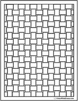 Coloring Pages Pattern Basket Printable Weave Adults Kids Adult Colouring Print Colorwithfuzzy Fuzzy Digital Cool Geometric Designs Pdf Printables Templates sketch template