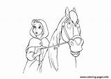 Horse Coloring Disney Belle Her Pages Princess 51b9 Printable Info sketch template