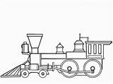 Trenes Vapor Dibujo Locomotora Gratistodo Pintado sketch template