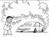 Pollution Air Drawing Coloring Cars Clean Getdrawings Pages sketch template