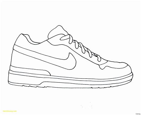 nike shoe coloring pages coloring home