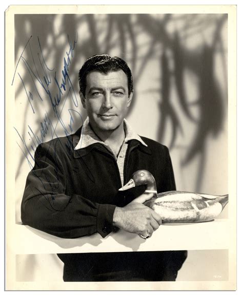 lot detail robert taylor signed    matte photo  nell