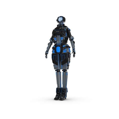 sci fi female character 1 3d model cgtrader