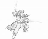 Soulcalibur Leon Cervantes Coloring Character Pages Another sketch template