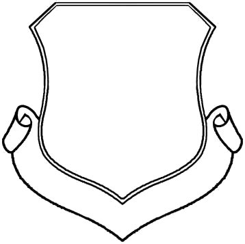blank coat  arms shield designs clip art library shield template