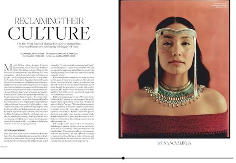 Inuit Powerhouses Grace The Cover Of Elle Canada Native Max